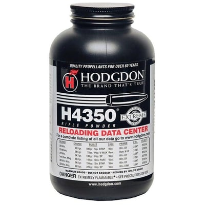 Hodgdon Powder H4350 1 lb - $54.99 + FREE Reloading Manual w/ code "RELOAD" ($0 Hazmat Fee)