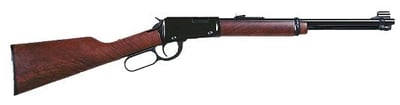 Henry Lever 22 Youth Lever 22LR 16.12" Barrel, American Walnut Stock Blue, 12rd - $319.99 w/code "WELCOME20"