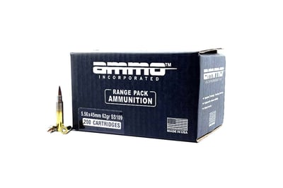 Ammo Inc 5.56NATO 62GR SS109 Ammo Rifle Ammo - 200 Rounds - $99.95