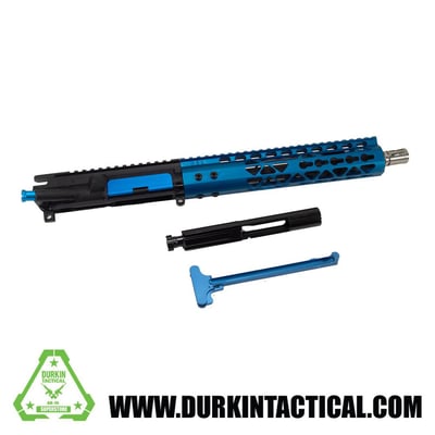 10.5″ .223/5.56 Complete Keymod Upper with Blue Accessories - $199.99 with coupon code: SURVIVAL
