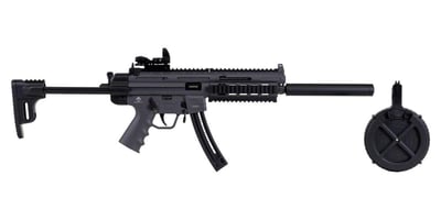 GSG 16.25" GSG-16 Carbine Package 22 LR 110rd & 22rd Rifle W/ ATI DUO Sight, Smoke Grey - $429.99 