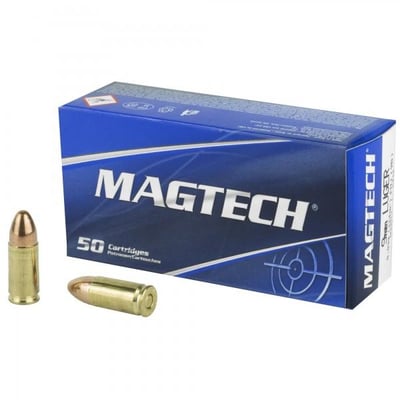 Magtech 9mm Ammo 124gr FMJ 50 Rounds - $11.29