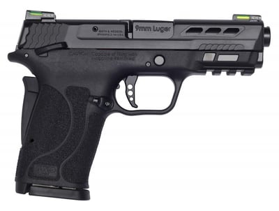 Smith & Wesson 13223 M&P Shield EZ Performance Center 9mm Luger 3.83" 8+1 Matte Black Black Polymer Grip Manual Thumb - $511.24 