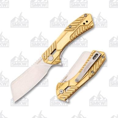 Kershaw Static Brass Folding Knife SMKW Exclusive - $29.99 (Free S/H over $75, excl. ammo)