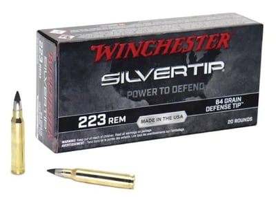 Winchester Silvertip 223 Rem 64 Grain Defense Tip 1000 Rnd - $799 (Free S/H)