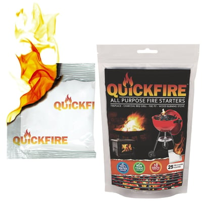 QuickFire, Instant Fire Starters Waterproof, Odorless And Non-Toxic - $6.50 + Free S/H over $49 (Free S/H over $25)