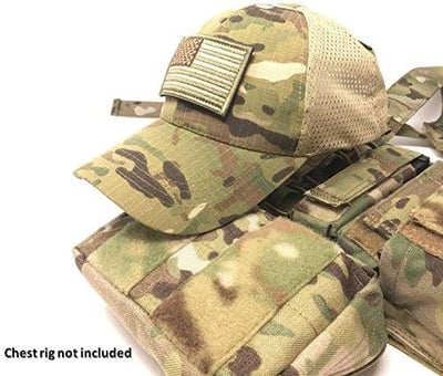 Durable Multicam Mesh Tactical Cap Bundle with USA Flag Patches - $10.19 shipped after added coupon
