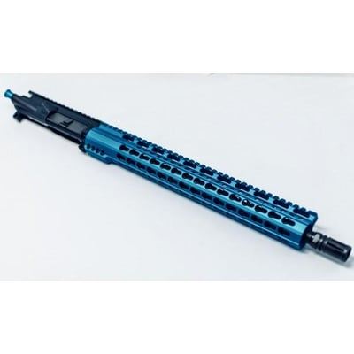 AR-15 350 Legend 16" Keymod Upper Assembly / 15" Blue Free Float - $249.95