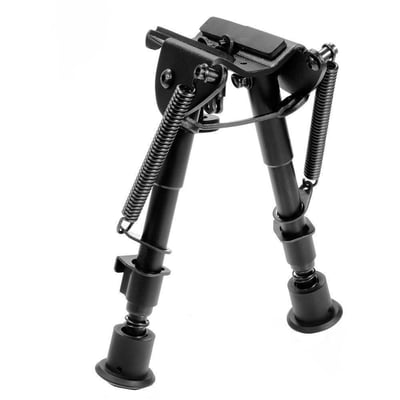 Ohuhu 6-Inch to 9-Inch Adjustable Handy Spring Return Sniper Hunting Tactical Rifle Bipod (Black) - $13.99 + Free S/H over $35 (Free S/H over $25)