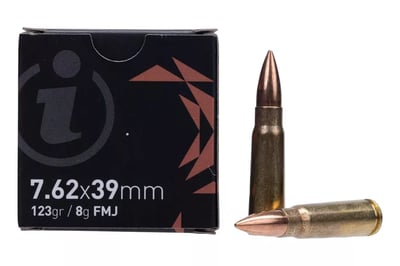 Igman 7.62x39mm 123gr FMJ 15 Rnd - $7.64