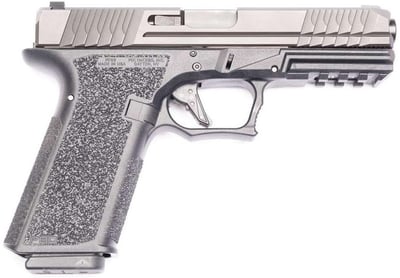 Polymer80 PFS9CMPBLK PFS9 Full Size 9mm Luger 4.49" 17+1 Black Aggressive Textured Black Polymer Grip - $312.99 (Add To Cart) 
