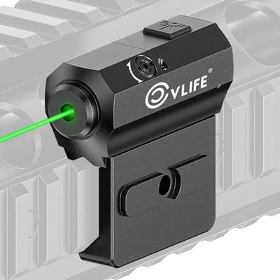 CVLIFE Red/Green Laser Compatible with M-Lok and Picatinny Rail Low Profile Magnetic Rechargeable - $24.43 w/code "LJ5G4UR8" + 20% off Prime (Free S/H over $25)