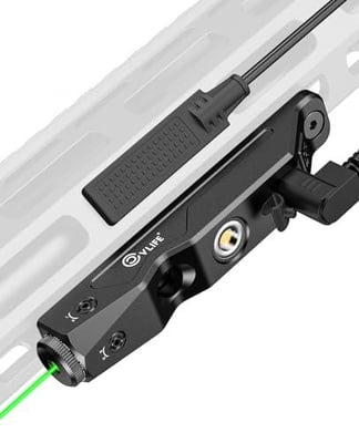 CVLIFE Green Laser Sight Compatible with M-Lok Picatinny Rail with Magnetic Rechargeable Battery Strobe Capability and Pressure Switch - $29.74 w/code "L48GQWY2" + 15% off Prime discount (Free S/H over $25)