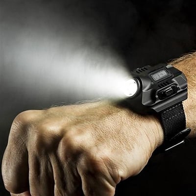 CREE LED Watch Flashlight USB Rechargeable Wrist Lamp Tactical Flashlight Torch - $9.80 + Free Shipping