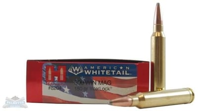 Hornady American Whitetail .300 Win Mag 150gr InterLock SP 20rds - $31.29