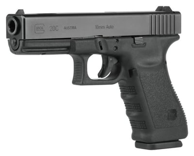 Glock G20C Gen3, 10MM, 4.60" Barrel, 10 Rds, Black - $659.99 