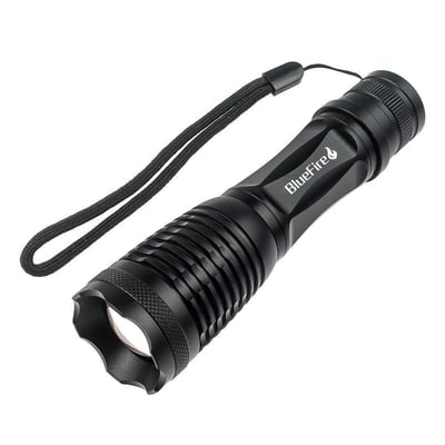 BlueFire 1200 Lumen Top CREE XML-L2 LED Flashlight Adjustable Focus Zoom Water Resistant - $8.09 w/clip coupon + FS over $25 (Free S/H over $25)