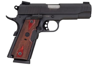 Taurus 1911 Commander 45 ACP Pistol with Houge Rosewood Checkered Laser Grips (Blemished) - $469.99 (Free S/H on Firearms)