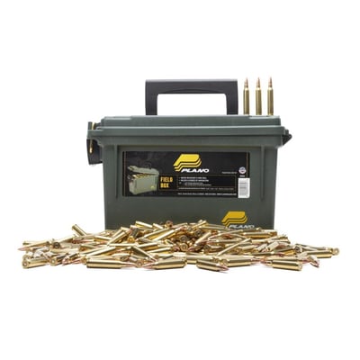 AAC 5.56 NATO 55 Grain FMJ Remanufactured Ammo 500rd With 30 Cal Plano Ammo Can - $199.99