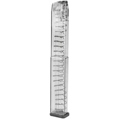 ETS 9mm 40rd Clear Magazine for Glock 17/18/19/19X/26/34/45 - $13.5 (Free S/H)