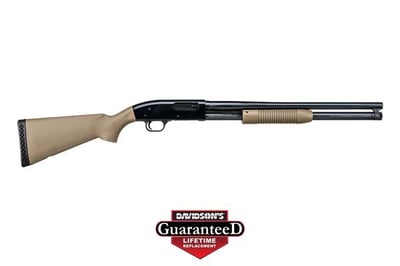 Used Mossberg Maverick Model 88 12 Ga Pump Action FDE 20" Barrel - $224.99