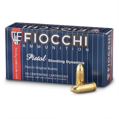 Fiocchi Shooting Dynamics 380 ACP 95 GR FMJ 200 Rnd (4 boxes) - $117.96 w/code "PTT" (Free S/H over $99)