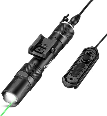 CVLIFE 1900 Lumens Laser Light Combo with Pressure Switch for Picatinny Rail with Strobe Mode, Rechargeable - $71.99 w/code "AM5RD6CW" + $20 Prime discount + FREE Shipping