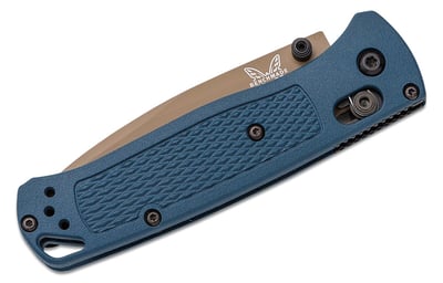 Benchmade - Bugout 535 EDC Knife with Crater Blue Grivory Handle - $150