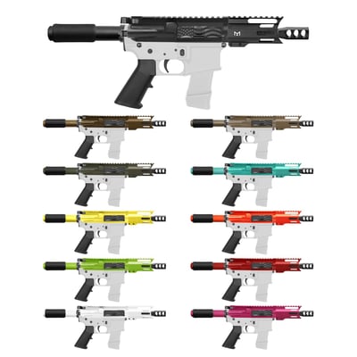 AR-40/ 40 S&W 4" Barrel 4" Handguard M Lok ''USA FLAG'' Pistol Kit - $279.99  (Free Shipping)