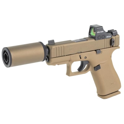 Glock 43X Hush Puppy Project Bundle, 9mm Pistol, Holosun 407K & Compact Model 2 Suppressor - $1676.99 