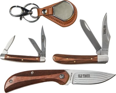 Old Timer 3-Piece Knife Combo - $14.98 (Free S/H over $25, $8 Flat Rate on Ammo or Free store pickup)
