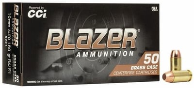 CCI Blazer Brass 10mm Auto 180gr FMJ - $599.99