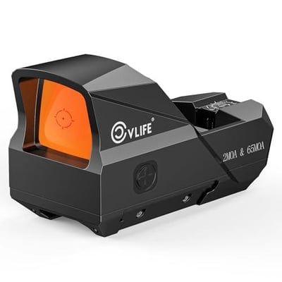 CVLIFE EagleFeather Picatinny Multi-Reticle Red Dot 2 MOA Dot & 65 MOA Circle Motion Awake Shockproof with 10 Brightness Settings - $67.19 w/code "6PUE76TC" + FREE Shipping