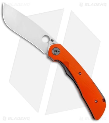 Spyderco Subvert Liner Lock Knife Orange G-10 (4.14" Satin) C239GPOR - $329.00 (Free S/H over $99)