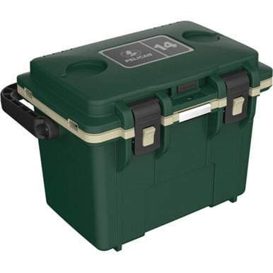 Pelican 14QT Personal Cooler (Hunter Green / Tan) - $69.99