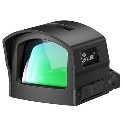 40% off CVLIFE BearMight 5000G Shockproof Auto-Brightness Green Dot Sight for RMS RMSc, 36MOA Circle & 2MOA Green Dot with Hood, Motion Awake Reflex Sight for Compact Pistol, Adapter for MOS/RMR/Picatinny w/code 2SJURRMS + FREE Shipping