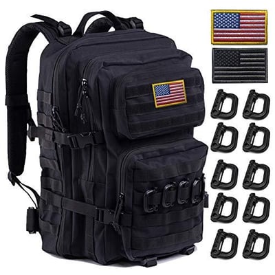 Military Tactical Backpack 45L Large Tactical Backpack for Men, Hiking Rucksack With Bottle Holder - $19.94 (Lightning Deal) + FREE Shipping