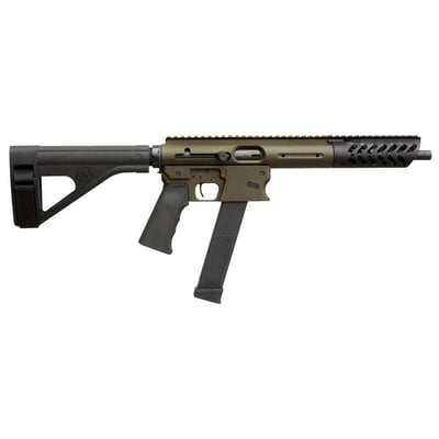 TNW Aero Survival Pistol 9mm Pistol 10.25" Barrel 33 Rounds Glock Style Magazine Free Float Hand Guard Olive Drab Green - $659.00  ($10 S/H on Firearms)