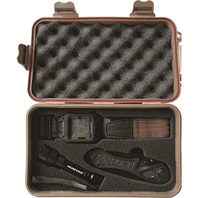 Humvee Recon Mission Kit with Digital Watch, Knife and Tactical LED Flashlight (Black and Tan) - $37.10 + FREE Shipping