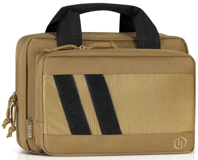 Savior Equipment Specialist Series Low Profile Soft Double Handgun Revolver Bag w/ Built-In Magazine Holder TAN - $21.99 (FREE Shipping over $50)