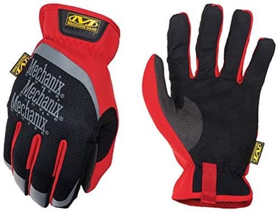Mechanix Wear: FastFit Work Glove with Elastic Cuff for Secure Fit, Performance Gloves for Multi-Purpose Use, Touchscreen Capable Safety Gloves for Men (Red, Large) - $14.39 + FREE Shipping