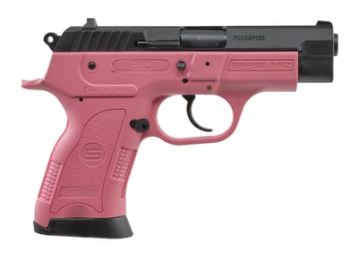 Sar USA B6C Compact 3.8" 9mm 13rd Pistol, Pink / Black - B6C9PK - $179.99 