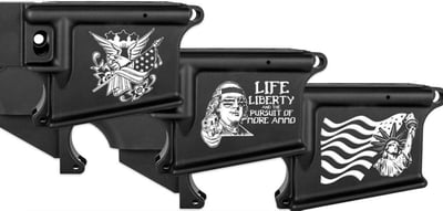 4th of July Limited Edition AR15 Anodized 80% Lower Receivers - Optional Engravings - $45.5