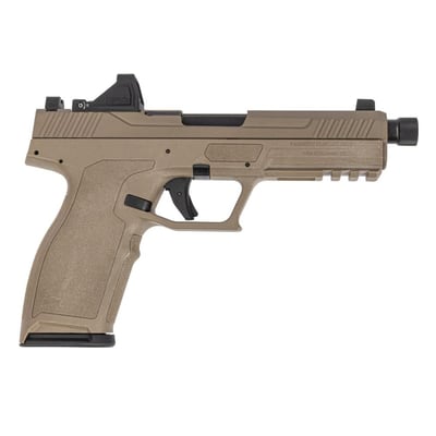 PSA 5.7 Rock Optics Ready Pistol w/ Threaded Barrel & Viridian RFX11 Green Dot Sight, Flat Dark Earth - $399.99 