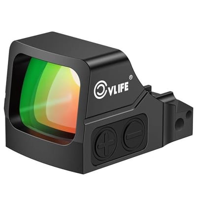35% off CVLIFE WildHawk 3000G Shockproof Multi-Reticle 2 MOA Dot & 32 MOA Circle, Compatible with RMS/RMSC, Motion Awake Red Dot, Lock Mode Optics for Compact Handgun, with Adapter for MOS & Picatinny w/code 64P4YWMO - $84.49 + FREE Shipping