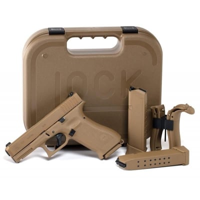 Glock 19X 9mm 4.02" Barrel Coyote Brown 3-19 Rnd Mags Night Sights - $579.99 after code "ULTIMATE20"