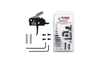 Rise Armament RA-434 Drop-in Trigger + LPK - Black, FLAT - $129.95 
