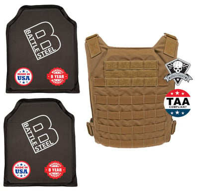 Grey Ghost Gear Minimalist Plate Carriers w/Dual Level 3A+ Plates - $149.98 
