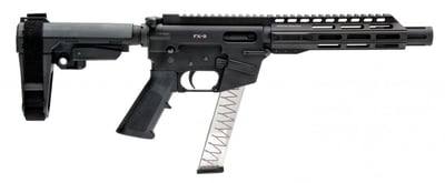 Freedom Ordnance FX-9P8S AR Pistol 9mm 8" Barrel 31-Rounds SBA3 Pistol Brace - $799.99 ($9.99 S/H on Firearms / $12.99 Flat Rate S/H on ammo)