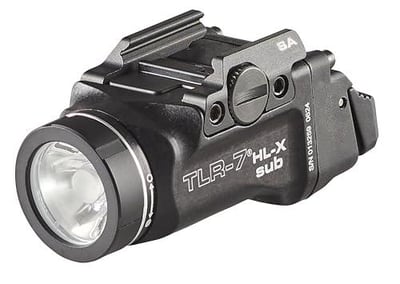 Streamlight TLR-7 HL-X sub USB 1000-Lumen Rechargeable Rail-Mounted Weapon Light Designed Exclusively for Springfield Armory Hellcat, Includes Mounting Kit and Keys, Black - $137.83 (Lightning Deal) + FREE Shipping